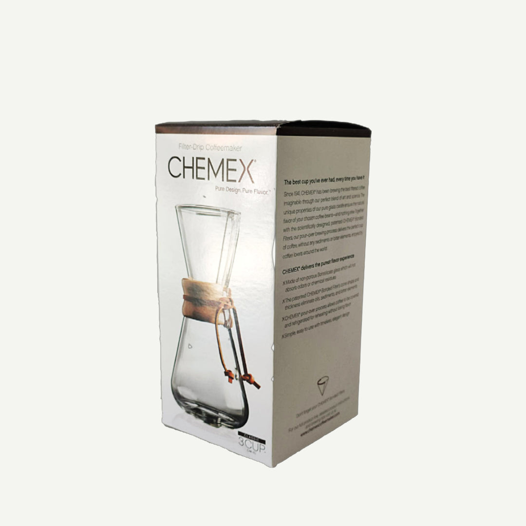 Cafetera Chemex en caja